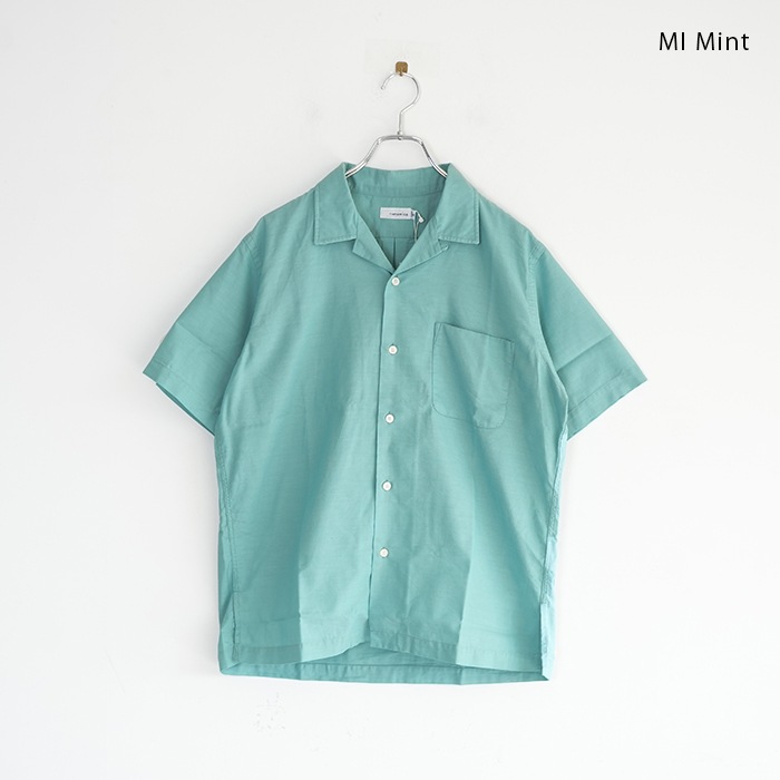 SALE 50%OFF】[S25SG119]nanamica(ナナミカ) OPEN COLLAR PANAMA SS