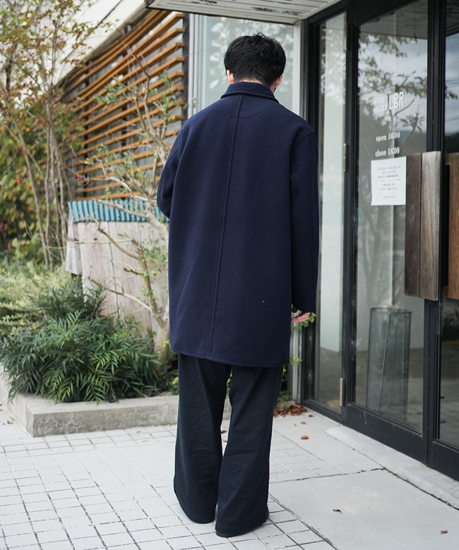 ◇[DT-A0540WLP]DANTON(ダントン) WOOL LIGHT PILE COVERALLS COAT