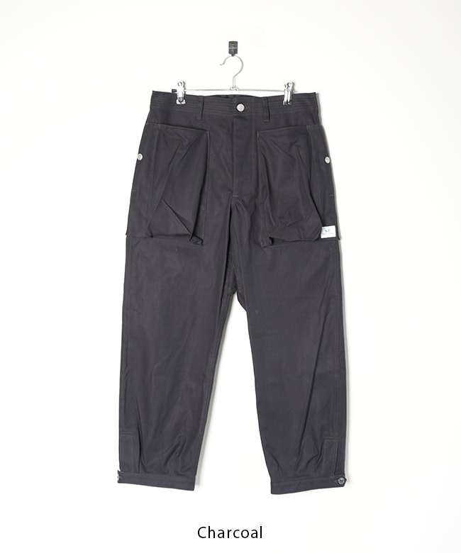 SF-242181]SASSAFRAS(ササフラス) Digs Crew Pants 4/5 / Cotton Duck