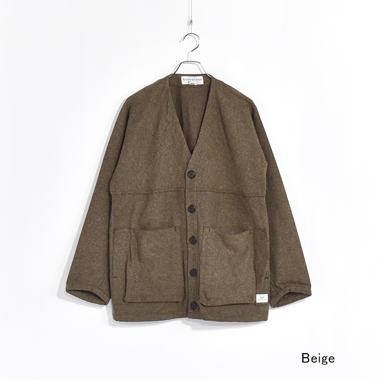SF-232052) SASSAFRAS (ササフラス) Digs Crew Carde Jacket / Tweedy
