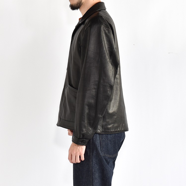 PMAS-OT02]PHIGVEL(フィグベル) Leather Field Jacket(レザー