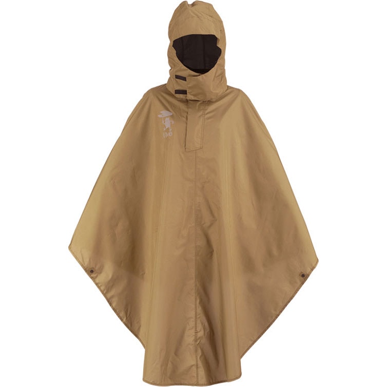 アイリブ 自転車乗りが考えたポンチョ ベージュ | メンズウェア,レイン