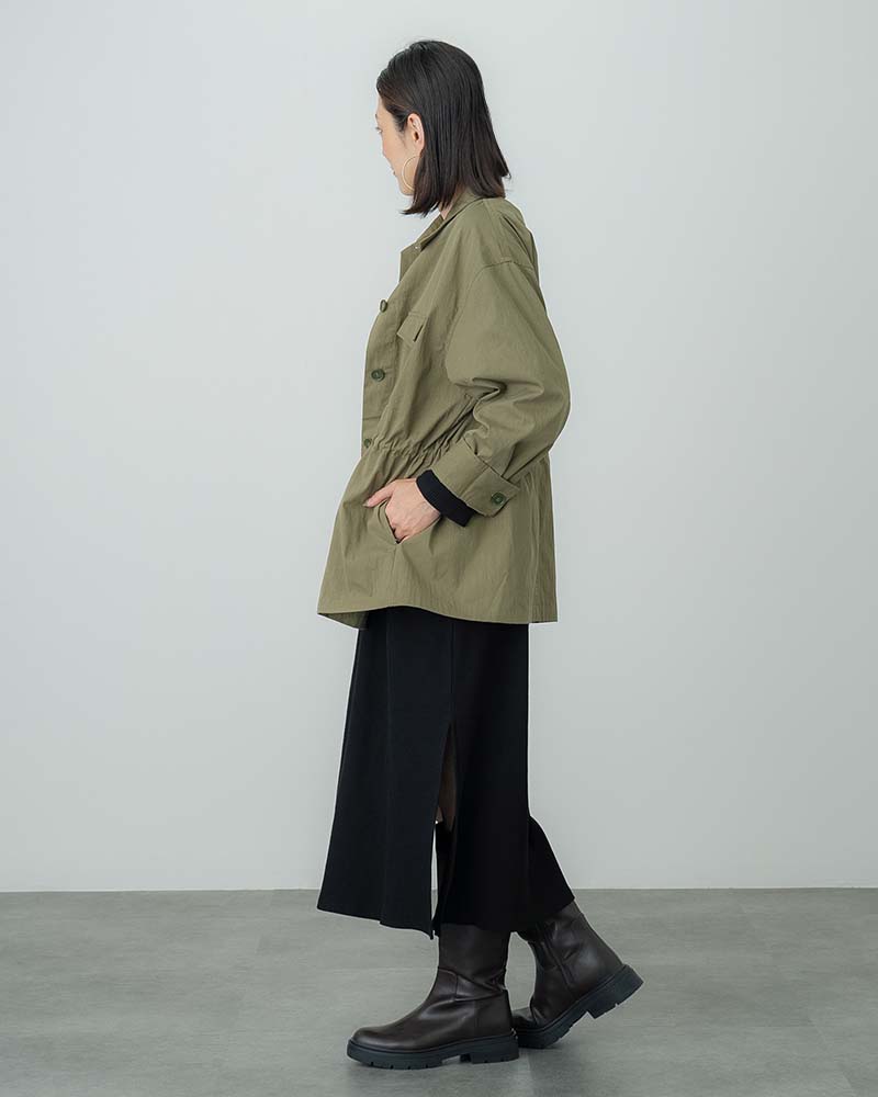 otostyle】コットンナイロンミリタリーシャツジャケット | OUTER