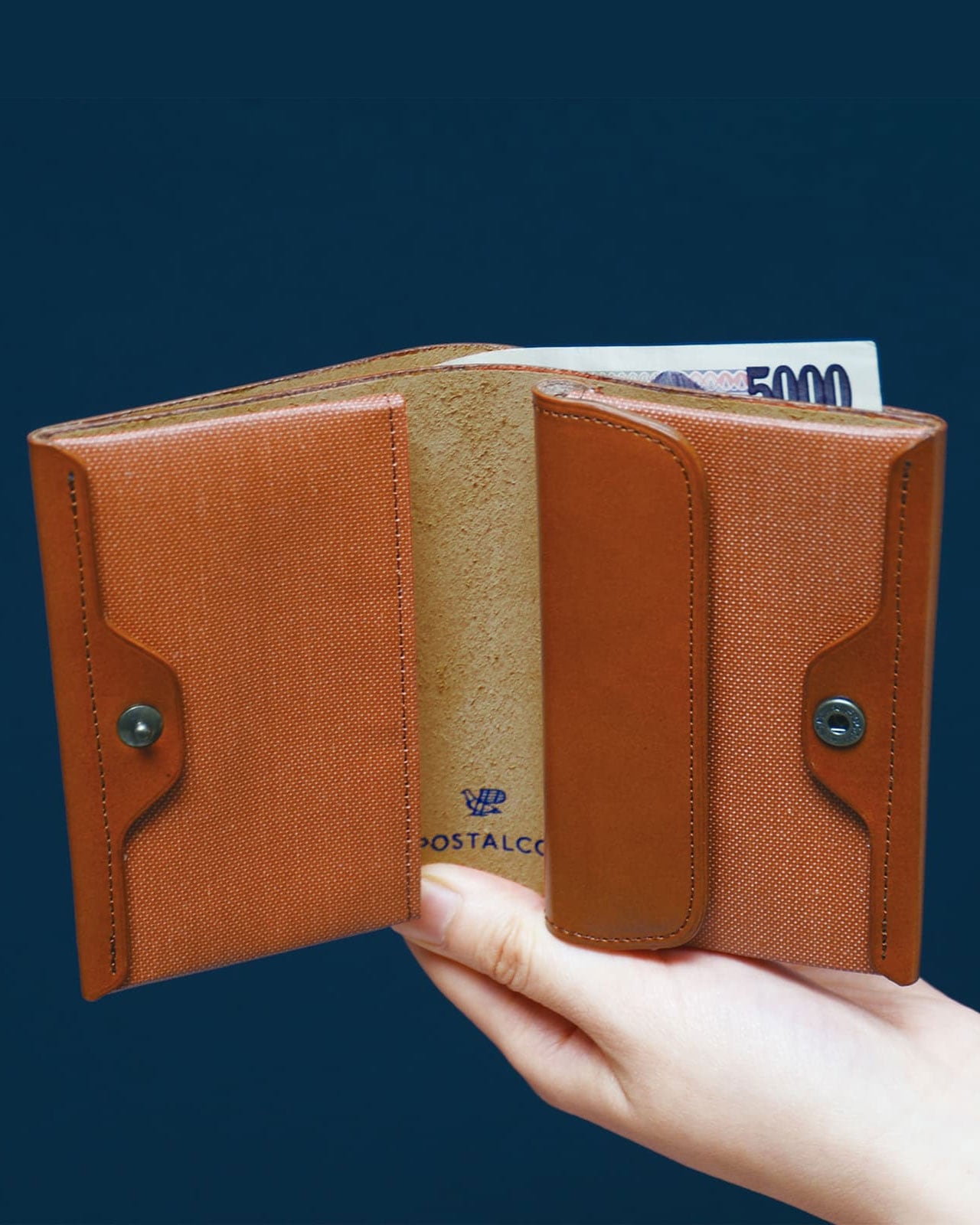 POSTALCO Card & Coin Wallet Olive Green | zuiun onlineshop