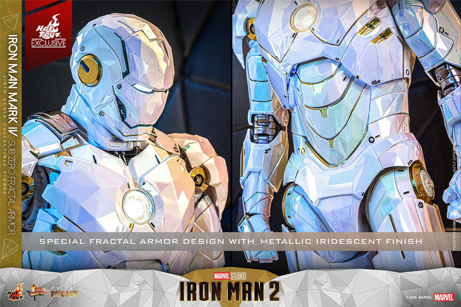 ホットトイズ 1/6 アイアンマン マーク4（サブ-ゼロ フラクタル