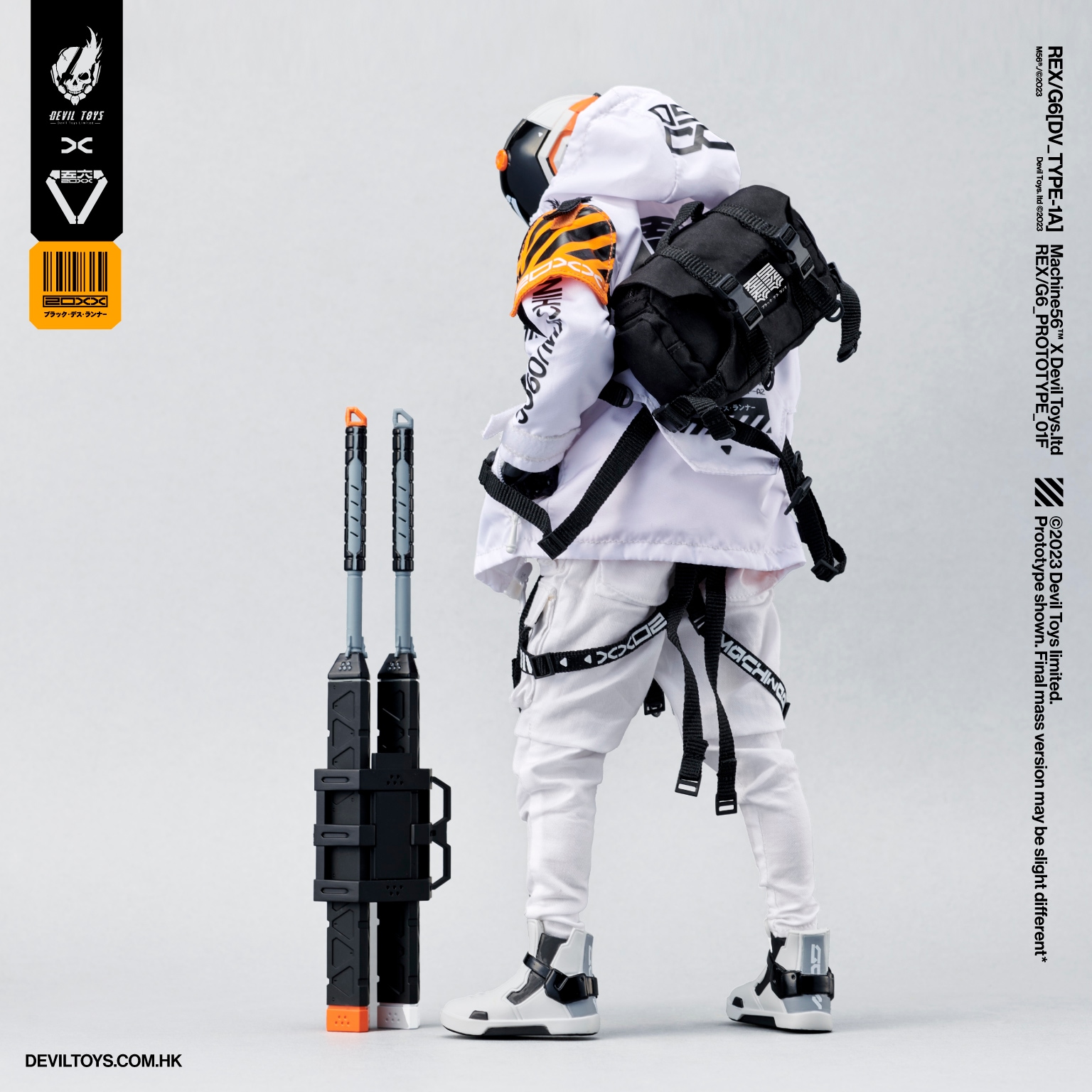 予約 Devil Toys X Machine 56 1/6 REX/G6 WHITE Regular Edition DX