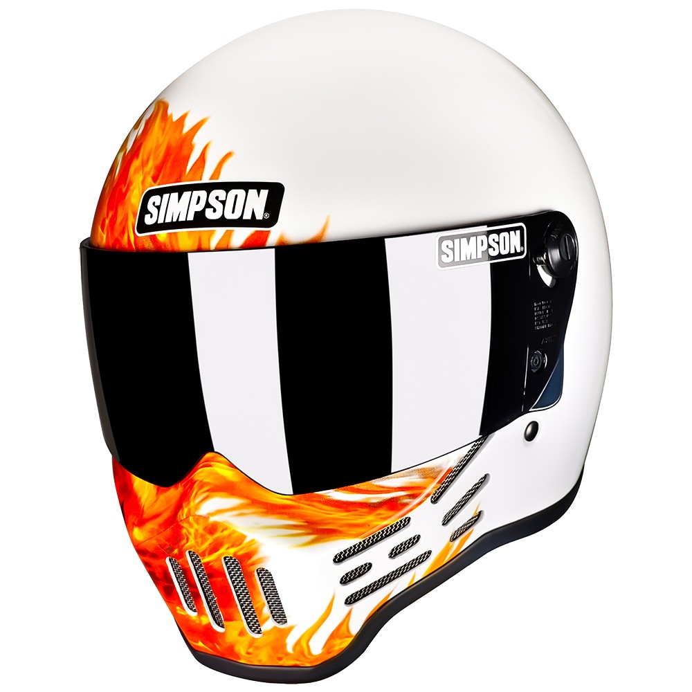 SIMPSON M30 フレアホワイト | SIMPSONヘルメット公認オンラインストア