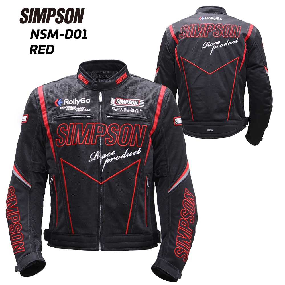 SIMPSON NSM-D01 ライダース メッシュジャケット 春夏モデル | SIMPSON
