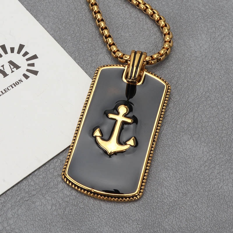 ステンレス ドッグタグネックレス ゴールド [n829-gold] | すべての