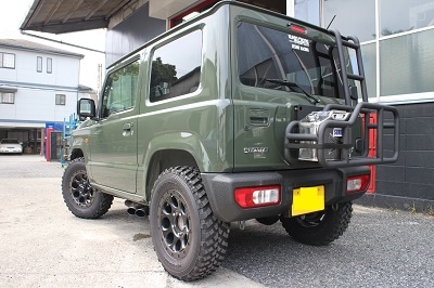 jb64 サイド出し　マフラー　ジムニー ジムニー JB64専用 ROSSOMODELLO マフラー Sideface(サイド出し) を