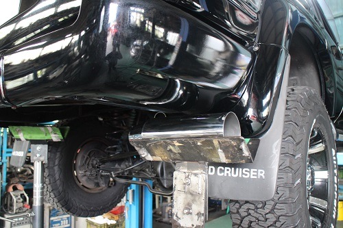 トヨタ ランクル80 ワンオフマフラー 【型式：FZJ80G