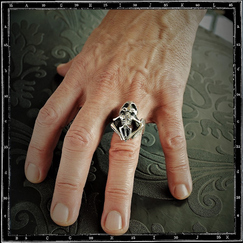 SKELETON FROG RING | クレイジーピッグ公式オンラインストア リング