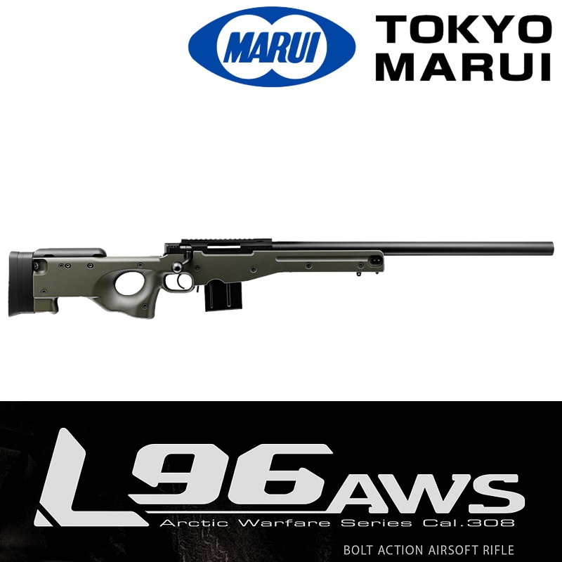 東京マルイ エアコッキング L96 AWS スナイパーライフル *O.D.
