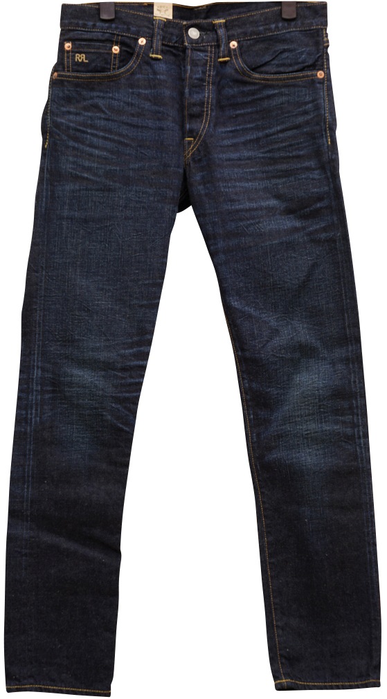 ダブルアールエル) RRL Caldwell スリム ナロー セルビッジ ジーンズ