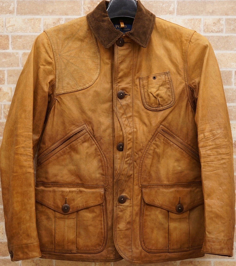 ラルフローレン) Ralph Lauren レザー ハンティング ジャケット