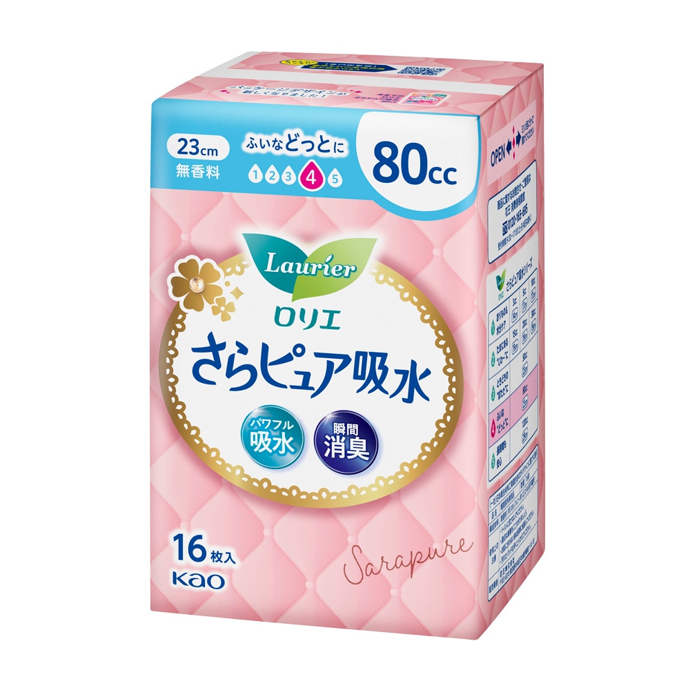 ロリエさらピュア吸水 80cc 16枚 | すべての商品 | 花王