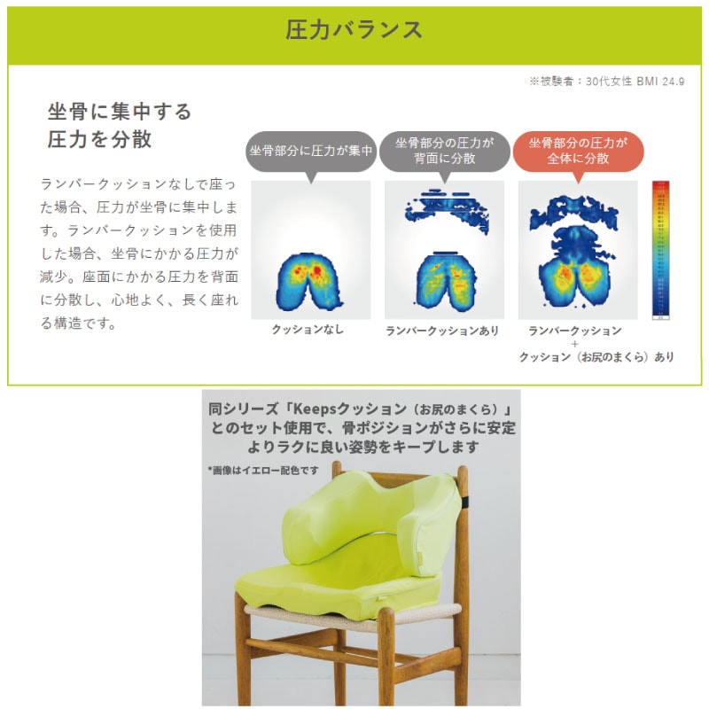 西川 骨盤サポートクッション keeps キープス ランバー コルセット