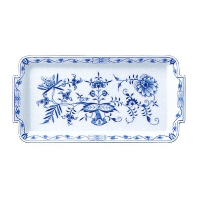 マイセン ブルーオニオン 角プレート 800101/18508 | ブルーオニオン