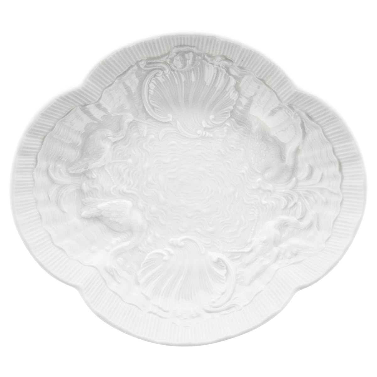 マイセン スワンホワイト ペアディッシュ 000000/05283/2P | スワン