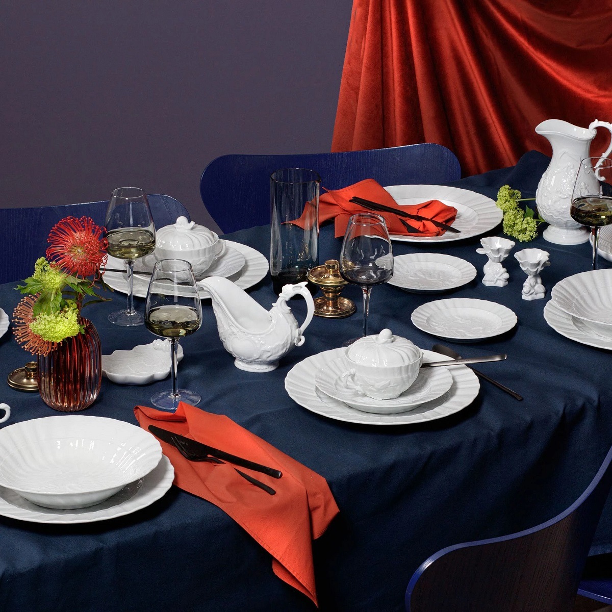 マイセン スワンホワイト スープ皿25㎝ 000000/05488 | スワン