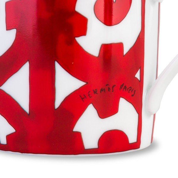 エルメス Hermes マグカップ ガダルキヴィール ペア レッド 300mL