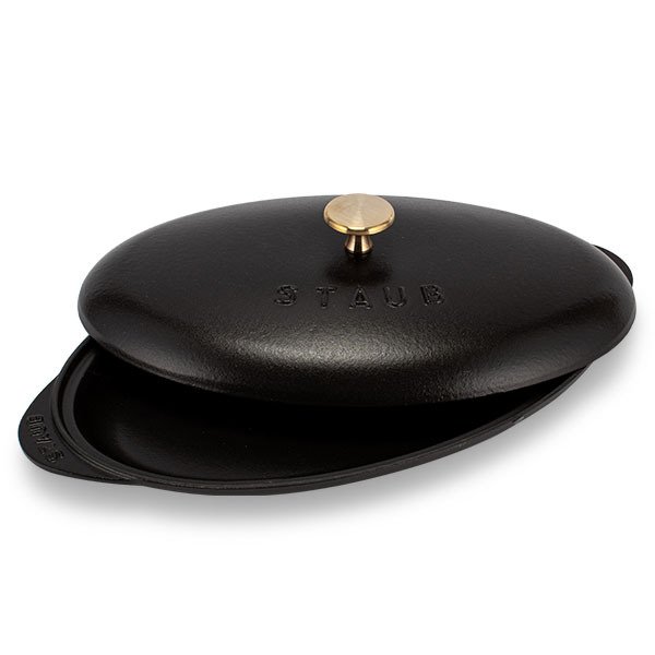 ストウブ 鍋 Staub シャロー オーバルホットプレート 31cm 両手鍋