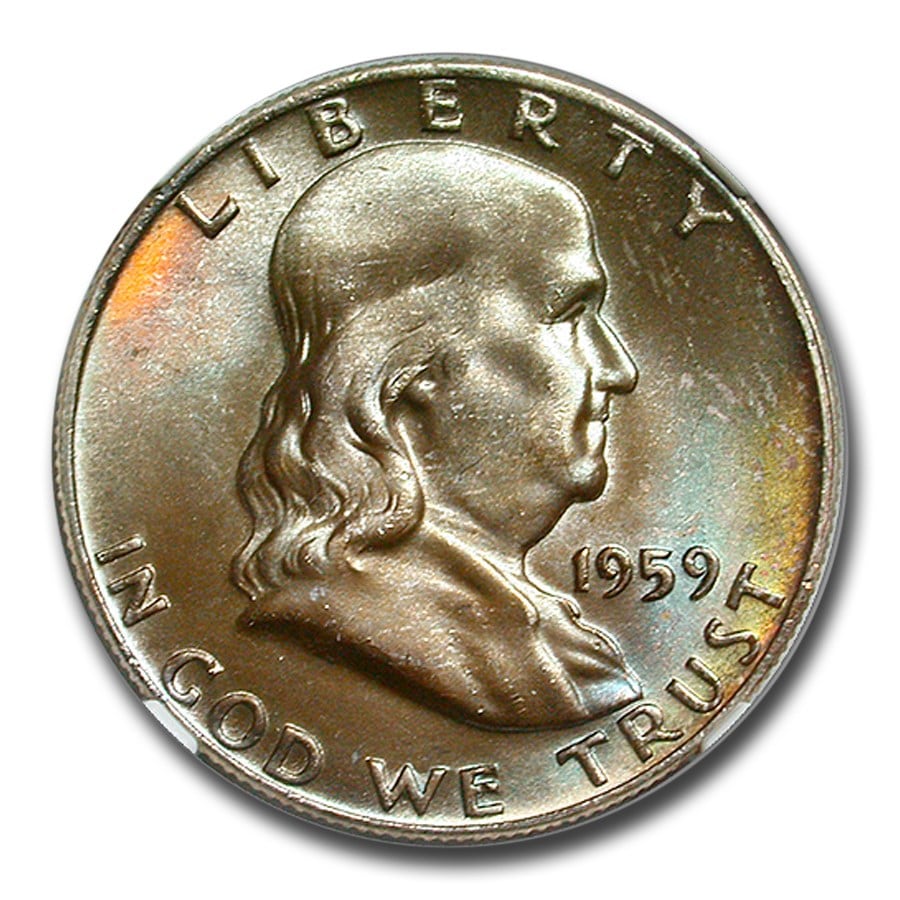 1959年 フランクリン ハーフダラー 銀貨 50セント シルバー コイン