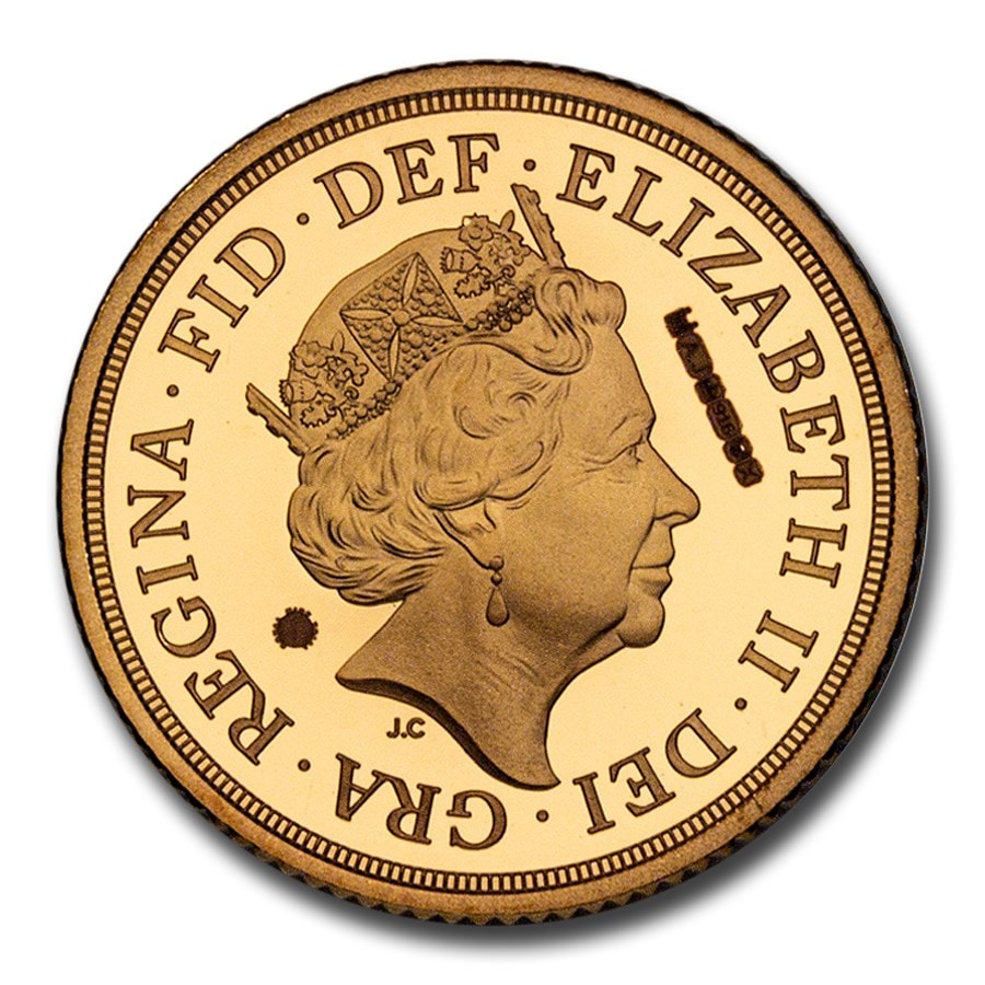 2021年 イギリス エリザベス女王 ソブリン 金貨 エリザベス 2世