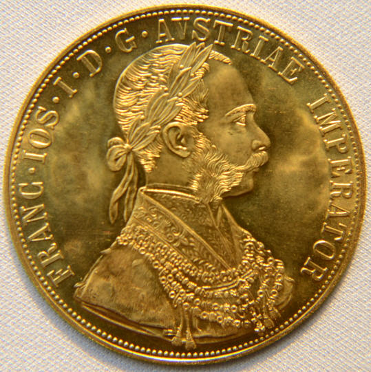 動画あり】 アンティークコイン オーストリア 4ダカット金貨 1915