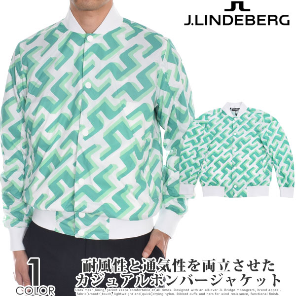 J.LINDEBERG ジェイリンドバーグ ジップジャケット グレー系 M J
