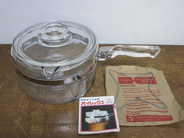 OLD PYREX オールドパイレックス フレームウェア ソースパン2クォート