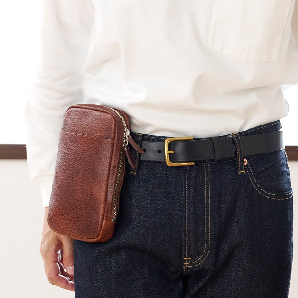 名入れ無料]アルチェレザー ワンマイル ショルダーポーチ ミニ