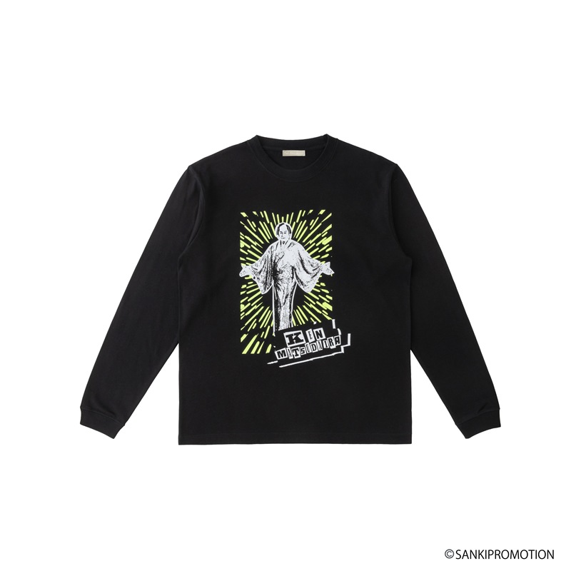 マツケンサンバ ロングTシャツ(放射)ブラック | マツケンサンバ