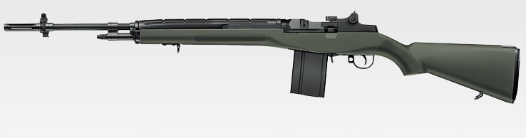 USライフルM14ファイバータイプODストックver 440連射マガジン付き
