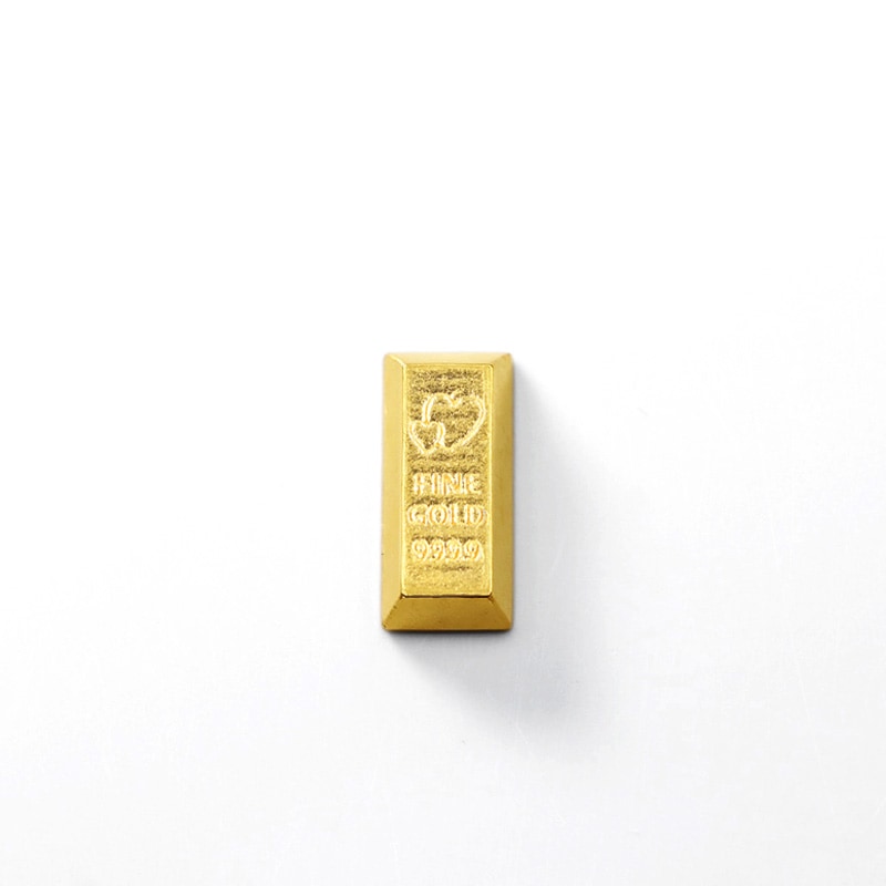 純金 K24 GOLD】 K24 純金 ミニチュア インゴット BABYGOLD 元素記号