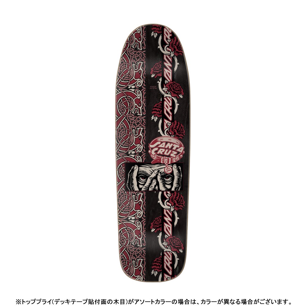 Santa Cruz Dressen スケートボードデッキ 9.5