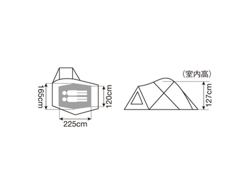 スノーピーク snow peak ランドブリーズ2 | GLAGH グラフ
