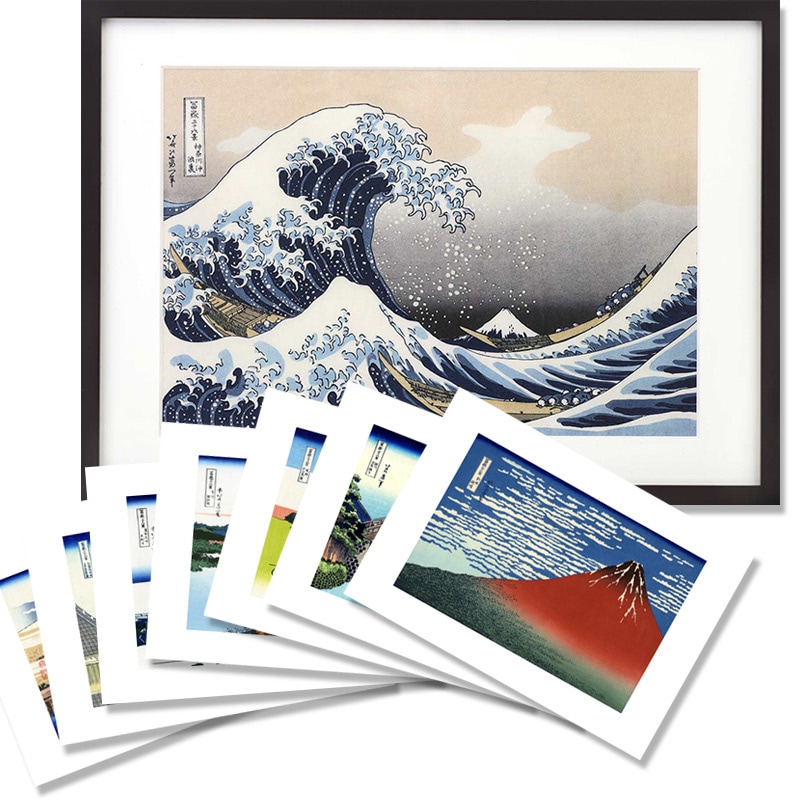 葛飾北斎 冨嶽三十六景 （富嶽三十六景） 浮世絵 四十六図 完全