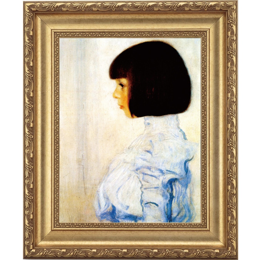 クリムト 「母と子」 4号 立体複製名画 絵画 額付き インテリア