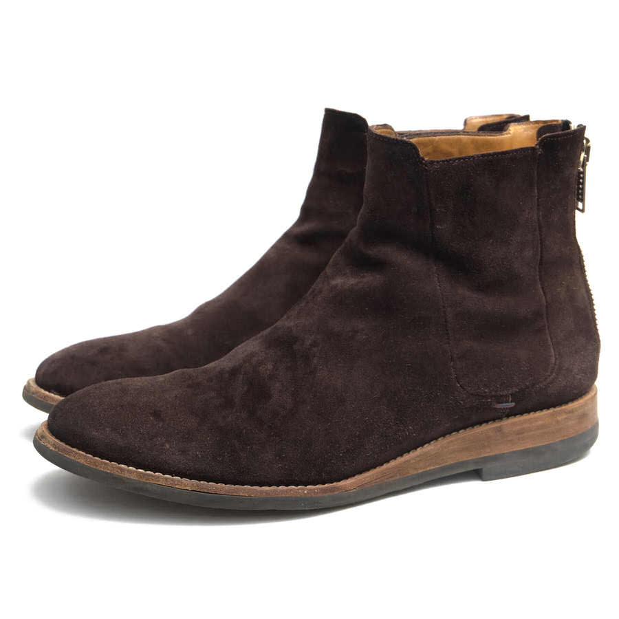 Paul Smith L368 / ポールスミス 牛革 ダークブラウン 焦げ茶 バック