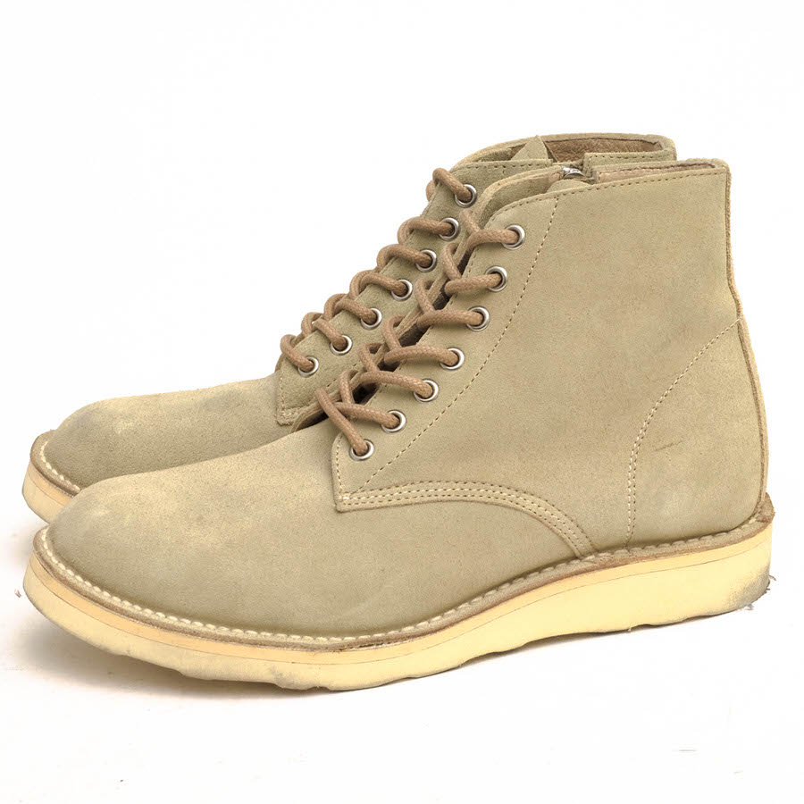 SOPHNET. SOPH-134182 7 HOLE ZIP UP WORK BOOTS / ソフネット 牛革
