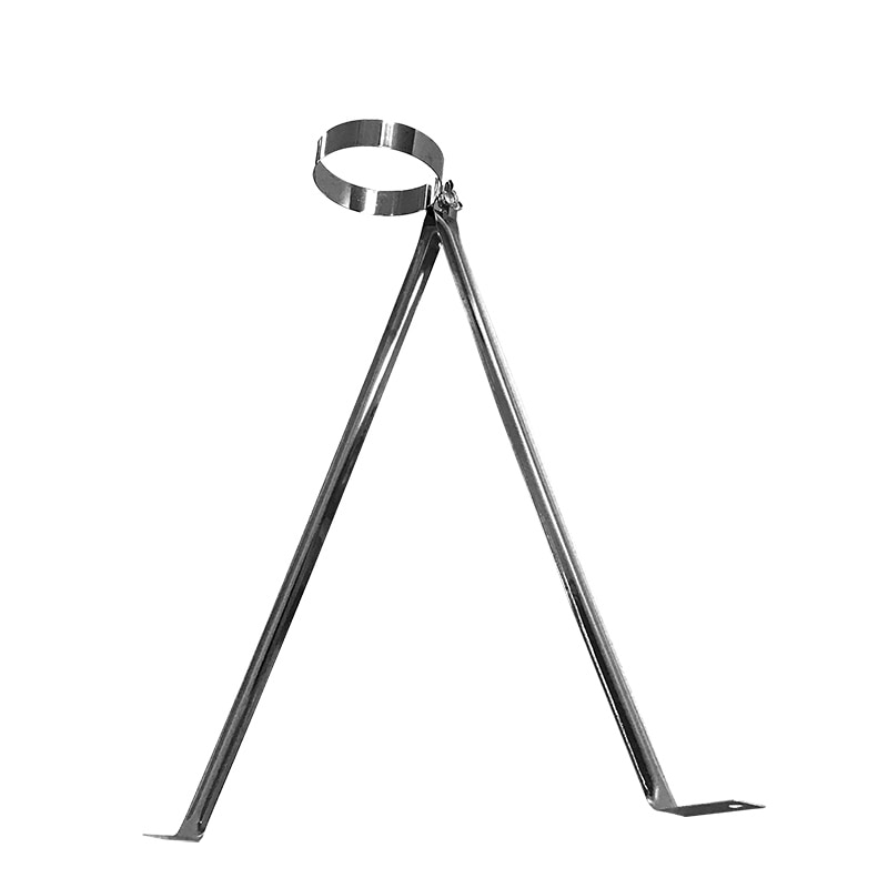 ステンレス 煙突支え φ100mm用 | 鉄板製薪ストーブ（日本製