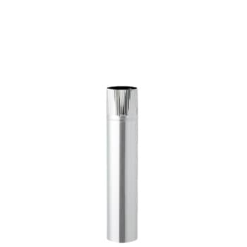 ステンレス 半直筒 φ106mm 【ハゼ折り煙突】 | ハゼ折り煙突（シングル