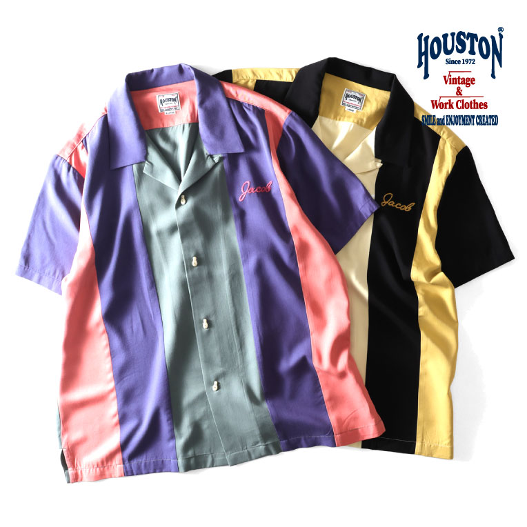 HOUSTON / ヒューストン 41093 BOWLING SHIRT (CRAZY) / ボウリング