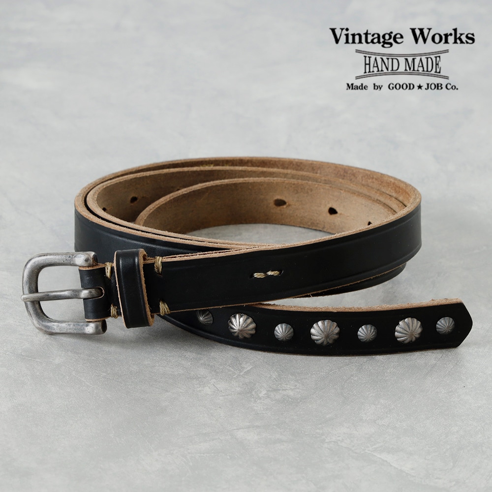 Vintage Works】DH5745 20mm CHROMEXCEL CONCHO BELT クロムエクセル
