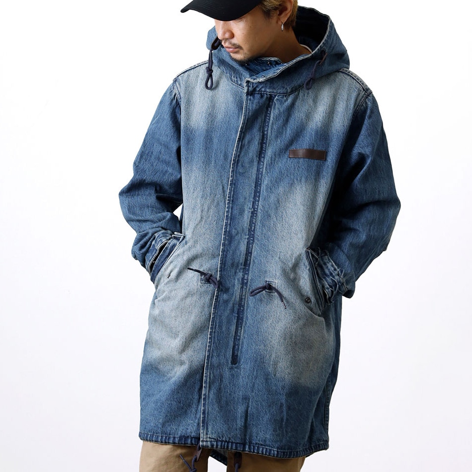 BLUEPORT】DENIM MODS COATデニムモッズコート 