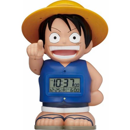 麦わらのルフィ ONE PIECE ワンピース キャラクター目覚し時計通販