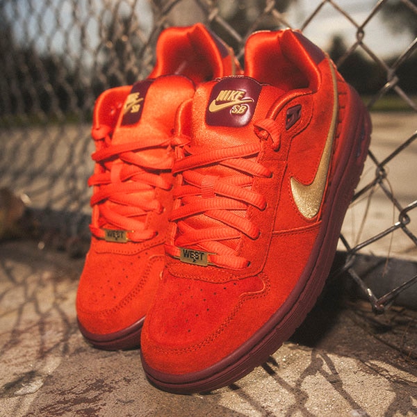 NIKE SB】PAUL RODRIGUEZ ZOOM AIR LOW QS カラー：habanero red/club