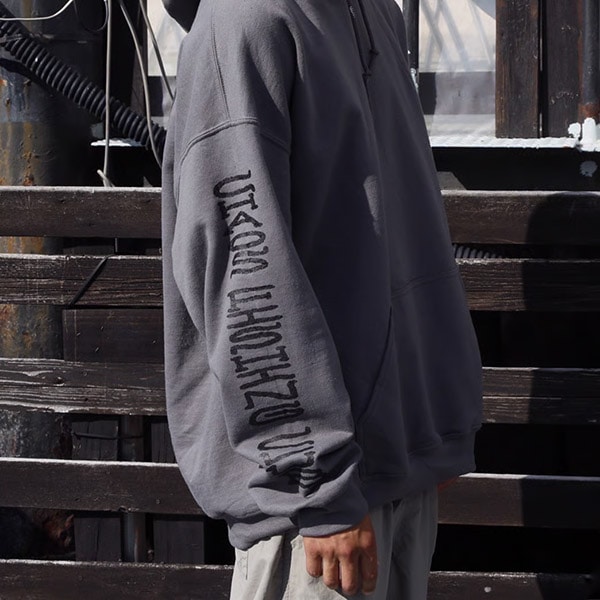 Chaos Fishing Club】PRINCESS M HOODIE charcoal gray カオス