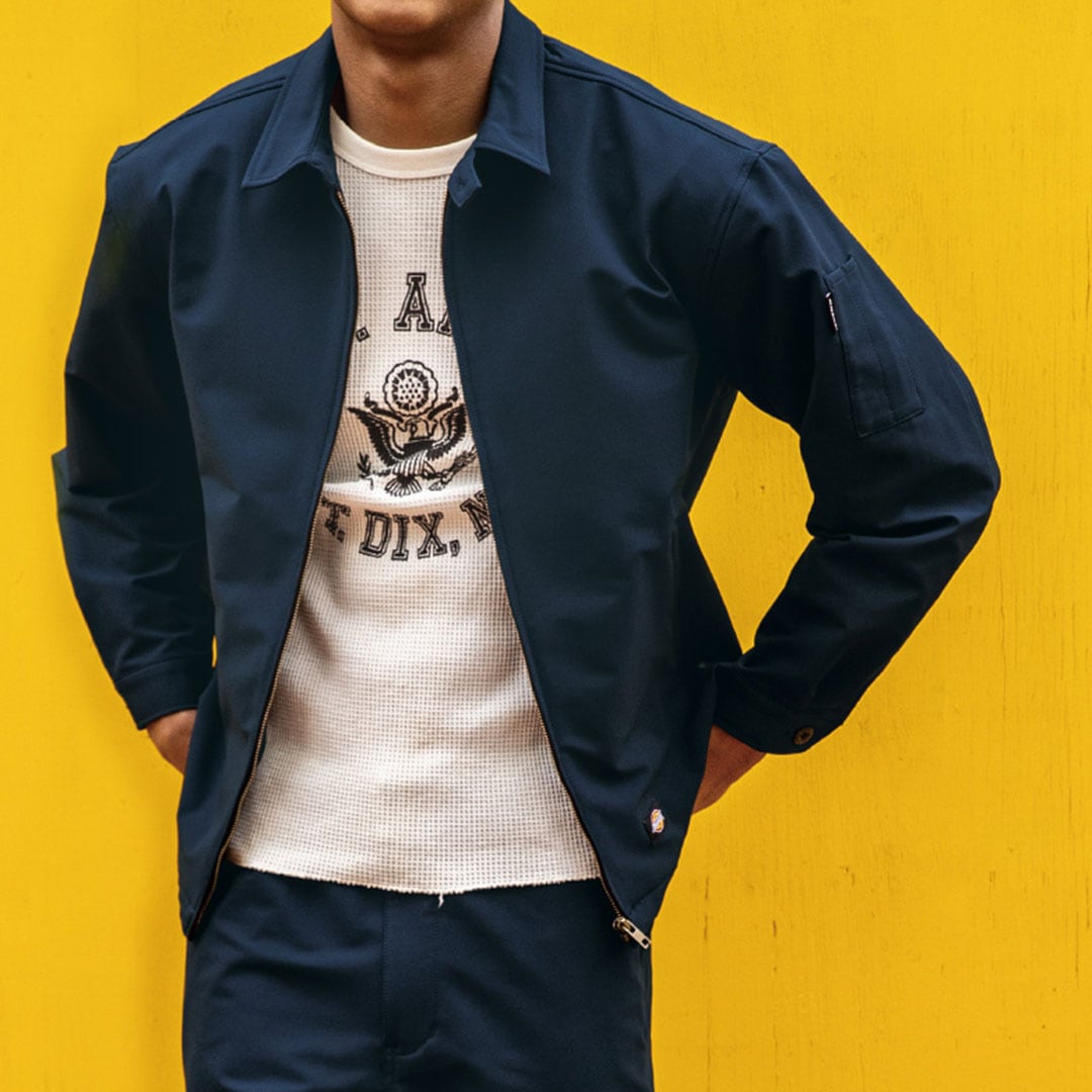 D7570 ストレッチ ジャケット Dickies クラシック 軽量 メンズ